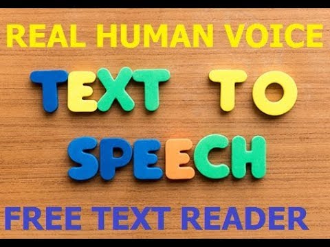 real sounding text to speech